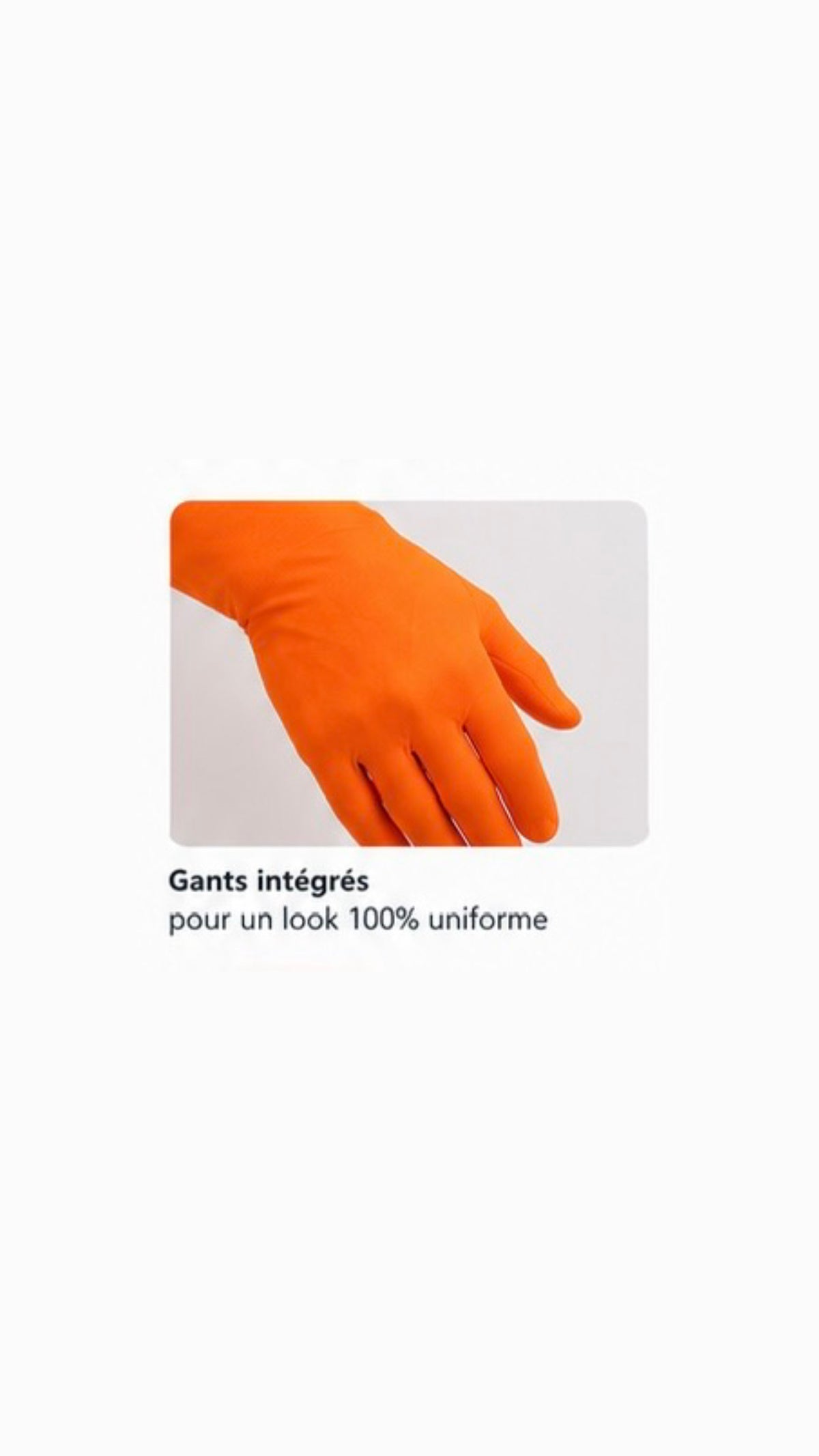 costume orange + moustache jaune